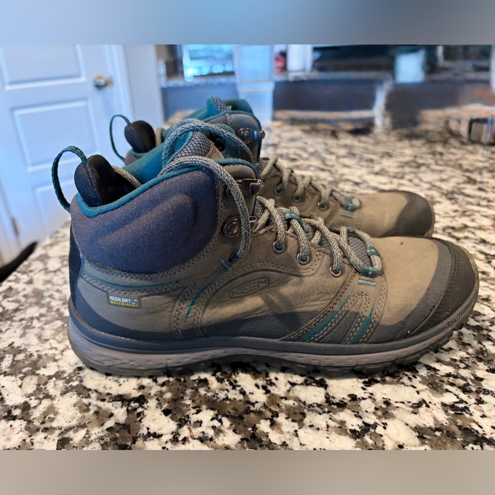 Keen Terradora 2 Mid Waterproof Leather Green Hiking Boots
